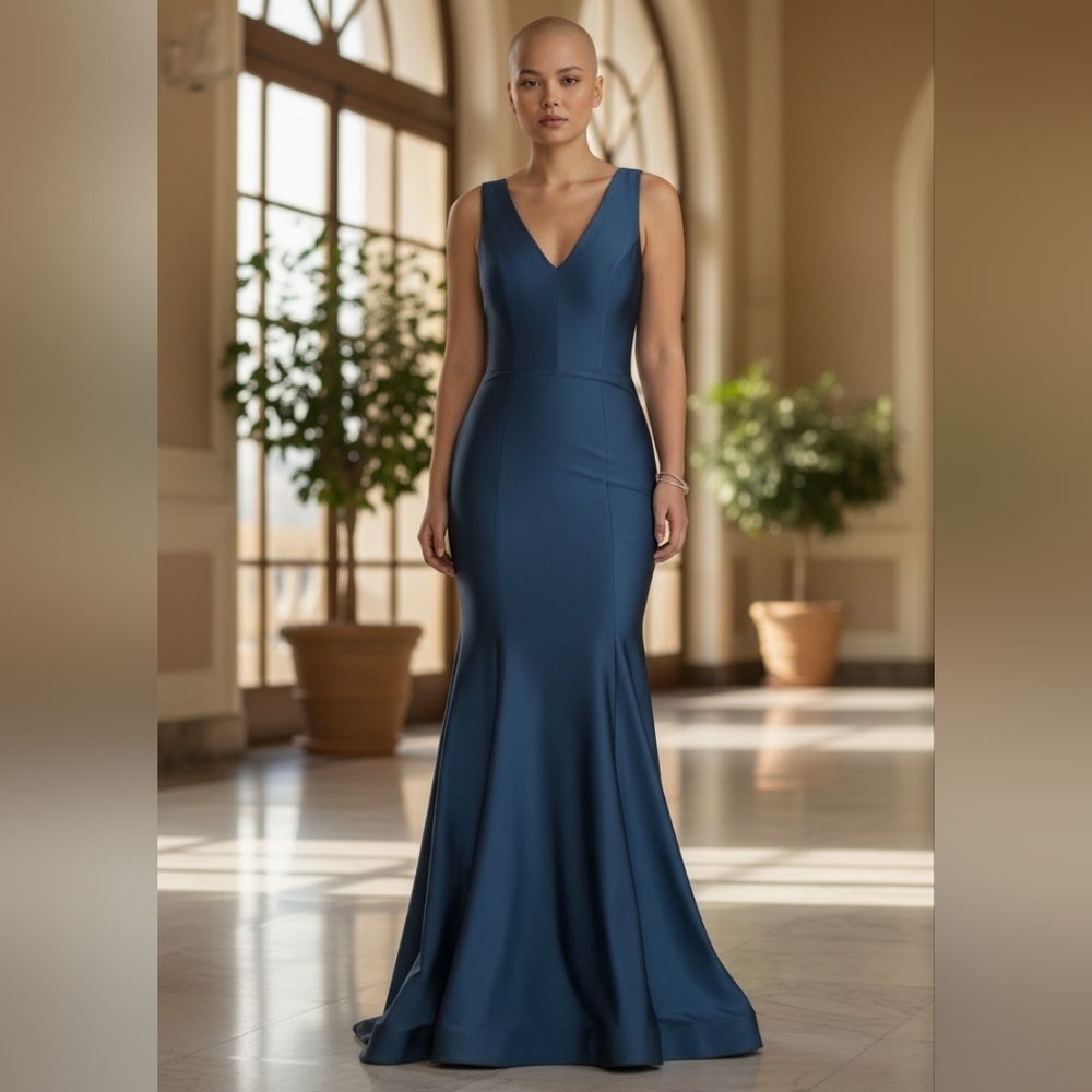 Blue Evening Gown